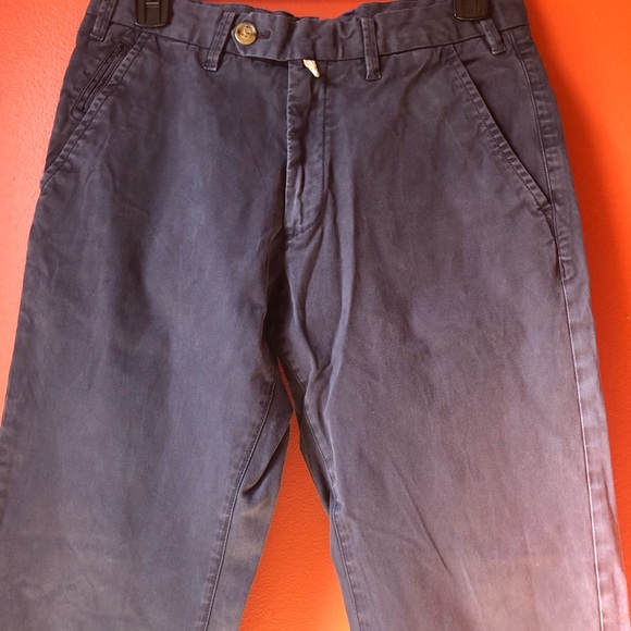 ❤️Massimo Dutti Blue/ Grey Chinos Slacks Pants 30 - Picture 3 of 8